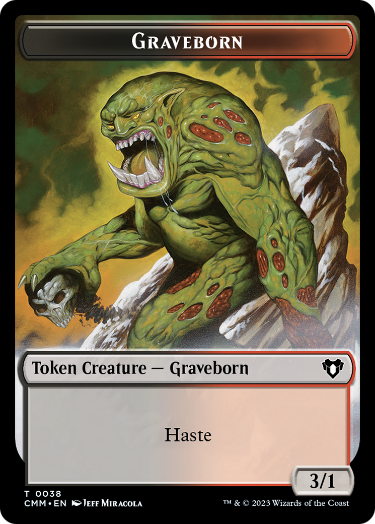 Thopter // Graveborn Double-Sided Token [Commander Masters Tokens] | Silver Goblin