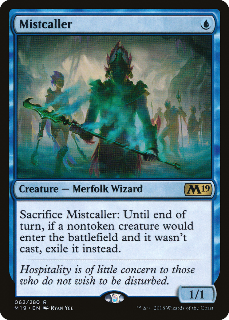 Mistcaller [Core Set 2019] | Silver Goblin