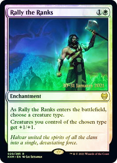 Rally the Ranks [Kaldheim Prerelease Promos] | Silver Goblin