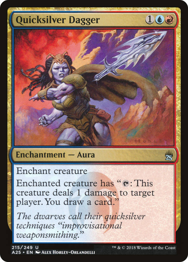 Quicksilver Dagger (215) - Masters 25 Foil