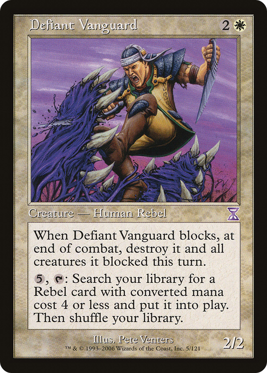 Defiant Vanguard [Time Spiral Timeshifted] Foil