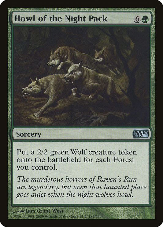 Howl of the Night Pack [Magic 2010] Foil