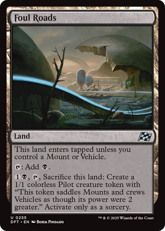 Foul Roads Foil (255) - Aetherdrift