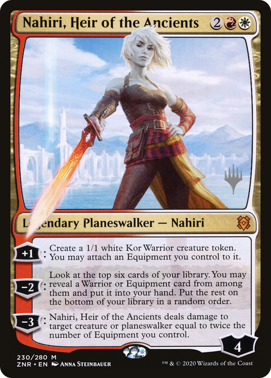 Nahiri, Heir of the Ancients (Promo Pack) [Zendikar Rising Promos] Foil