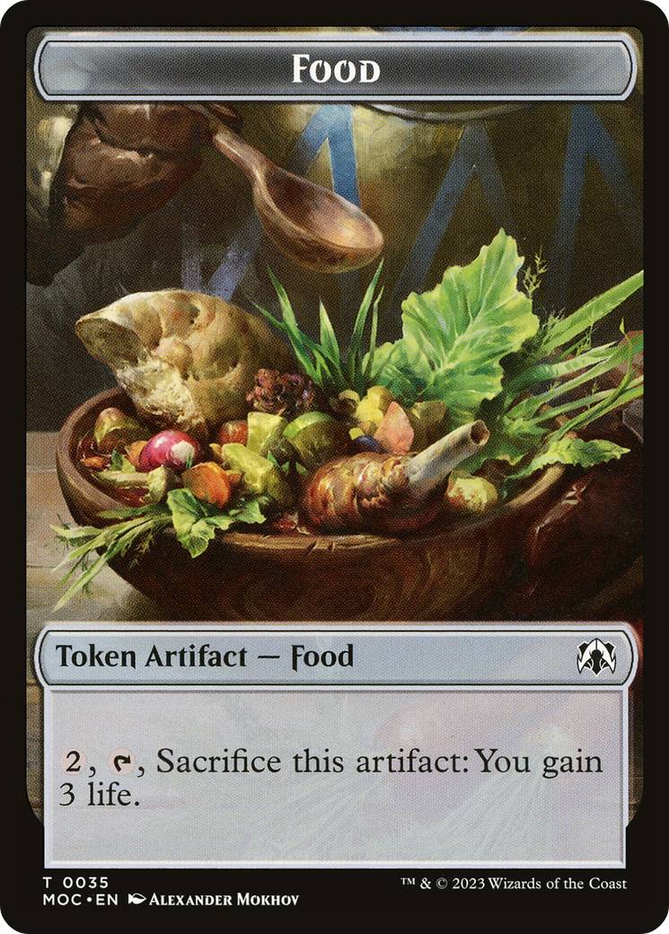 Food Token [March of the Machine] | Silver Goblin