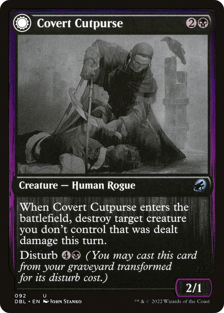 Covert Cutpurse // Covetous Geist [Innistrad: Double Feature] | Silver Goblin