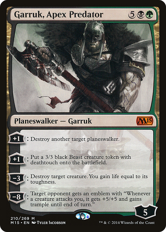 Garruk, Apex Predator [Magic 2015] Foil