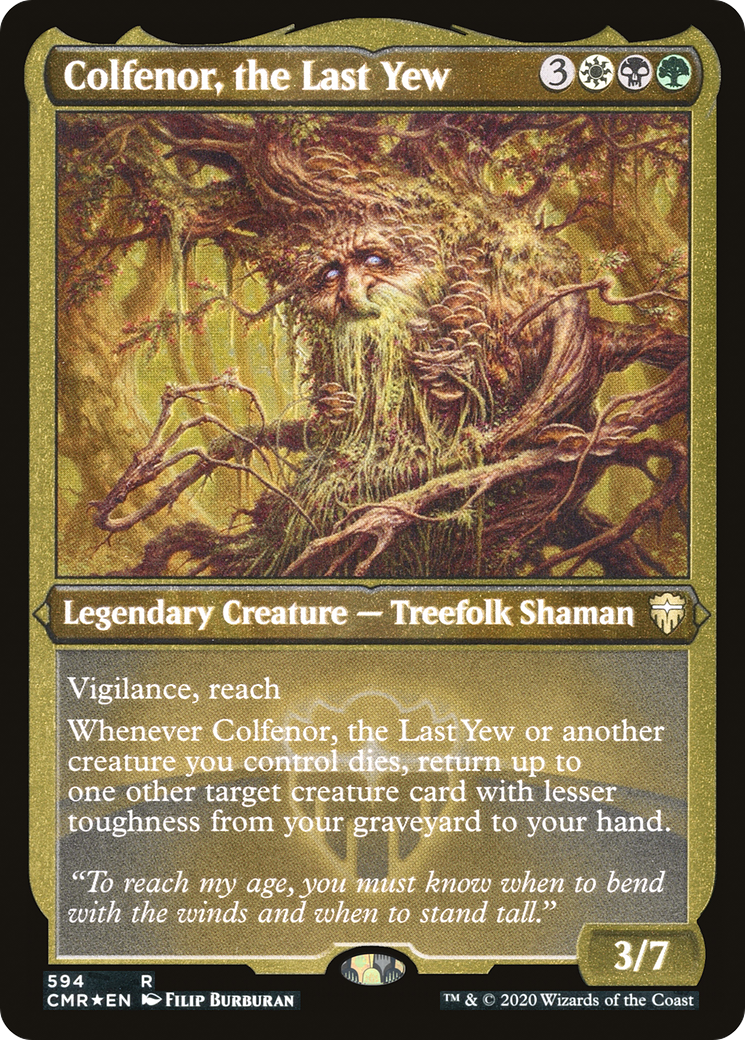 Colfenor, the Last Yew (Etched) [Commander Legends] | Silver Goblin