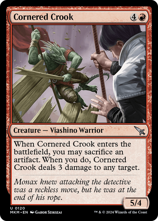 Cornered Crook [Murders at Karlov Manor] Foil
