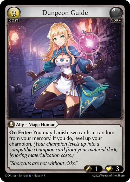 Dungeon Guide (081) [Dawn of Ashes: 1st Edition] Foil