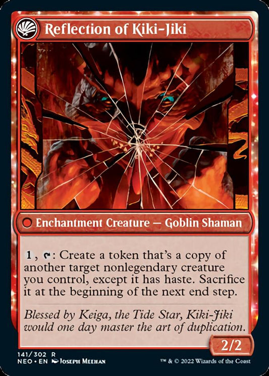 Fable of the Mirror-Breaker // Reflection of Kiki-Jiki [Kamigawa: Neon Dynasty] Foil