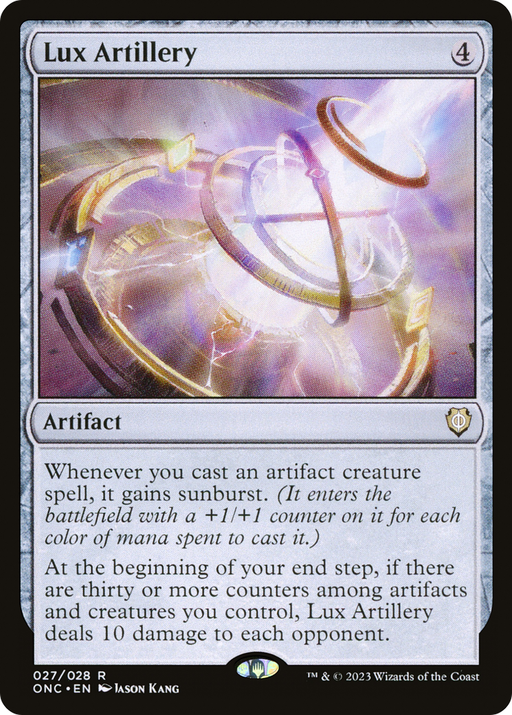 Lux Artillery [Phyrexia: All Will Be One Commander] Foil