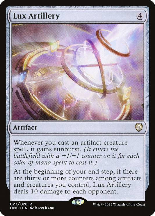 Lux Artillery [Phyrexia: All Will Be One Commander] Foil