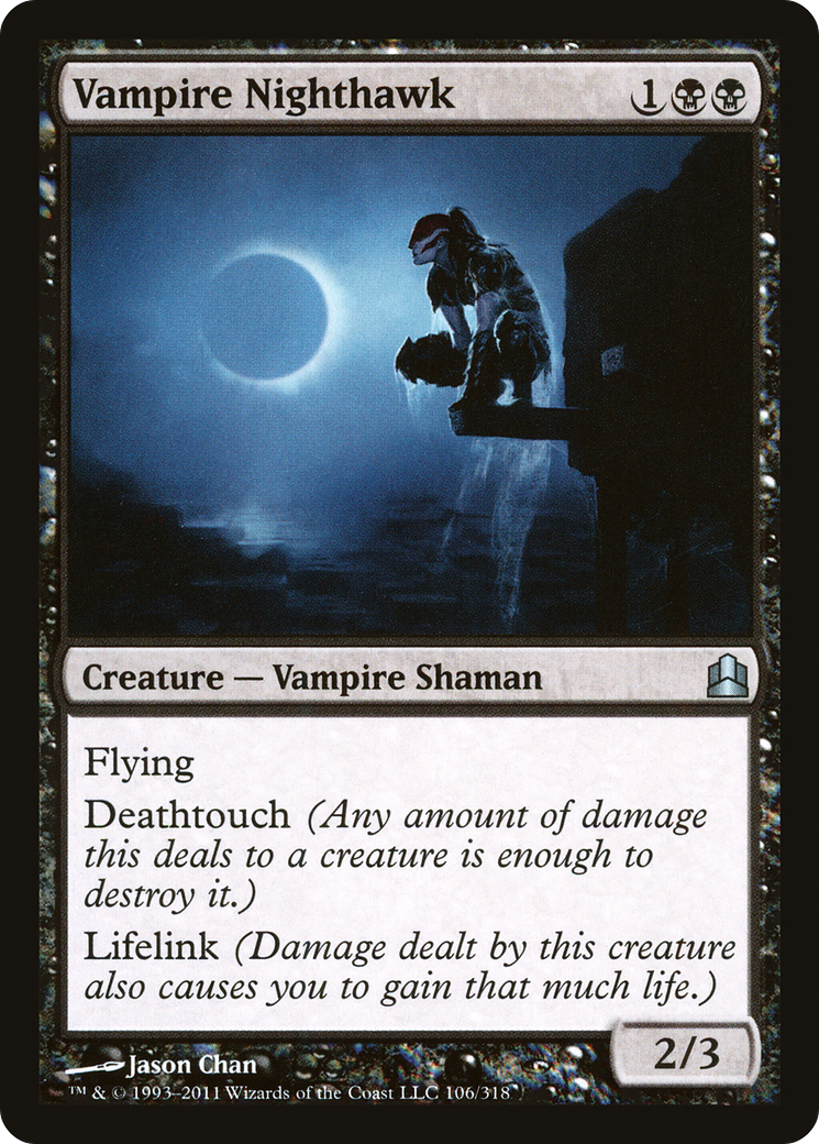 Vampire Nighthawk [Commander 2011] | Silver Goblin