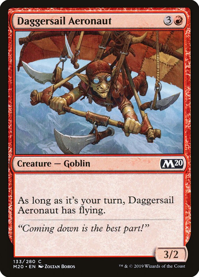 Daggersail Aeronaut [Core Set 2020] | Silver Goblin