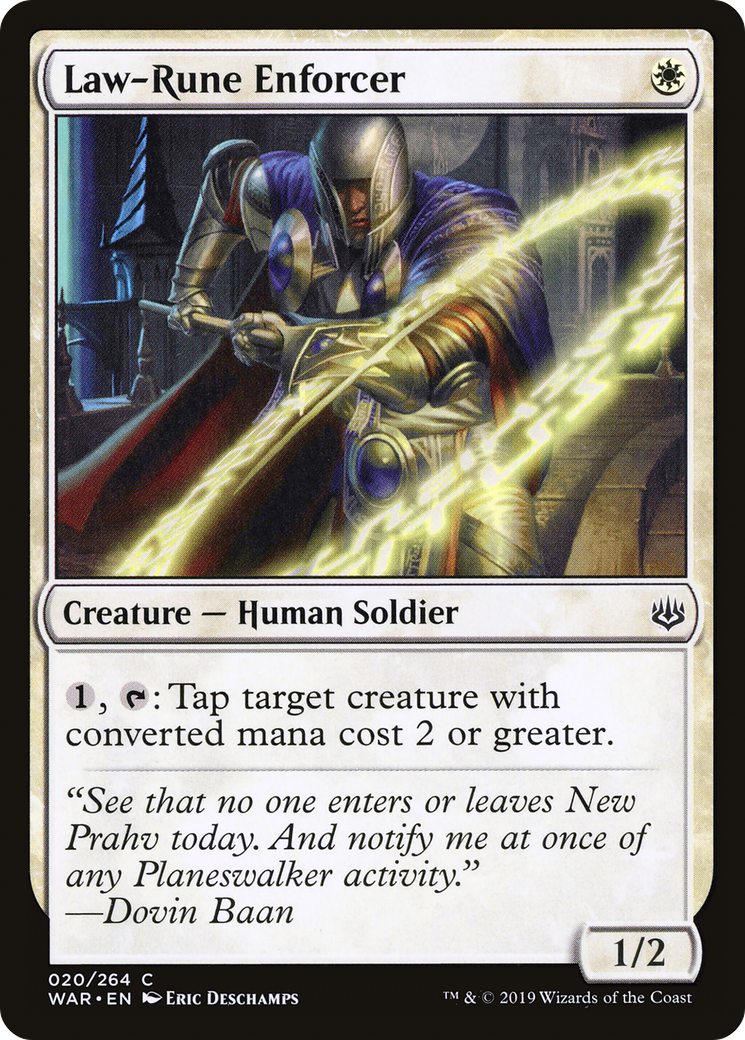 Law-Rune Enforcer [War of the Spark] Foil