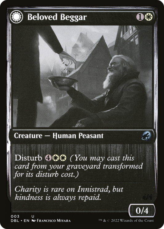 Beloved Beggar // Generous Soul [Innistrad: Double Feature] Foil