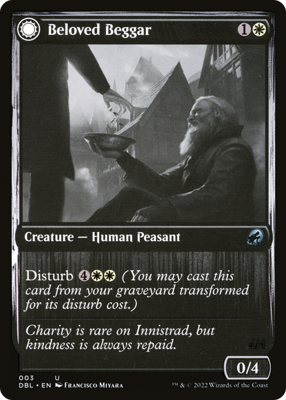 Beloved Beggar // Generous Soul [Innistrad: Double Feature] Foil