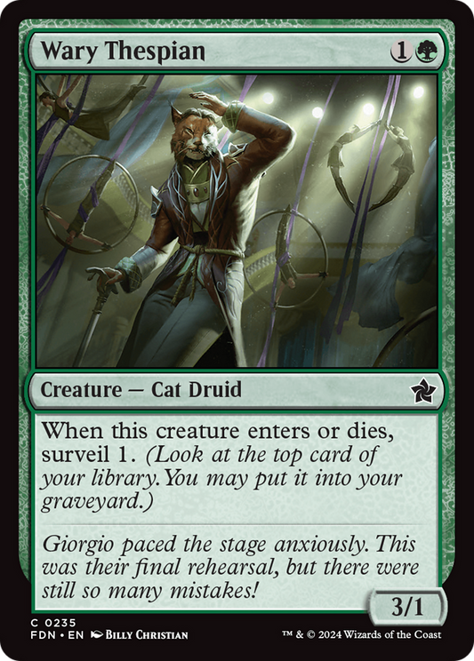 Wary Thespian [Foundations] Foil