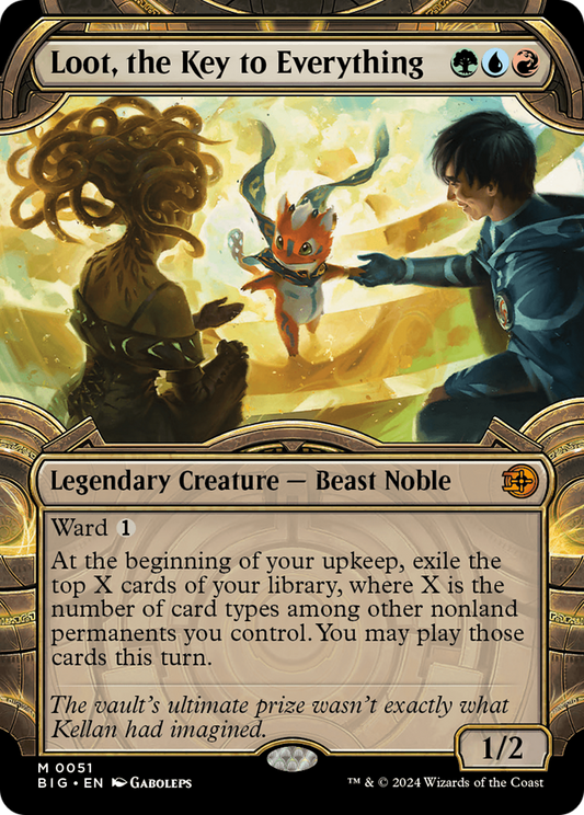 Loot, the Key to Everything (Showcase) [Outlaws of Thunder Junction: The Big Score] Foil