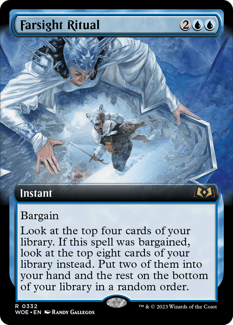 Farsight Ritual (Extended Art) [Wilds of Eldraine] Foil