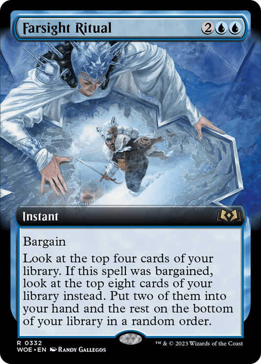 Farsight Ritual (Extended Art) [Wilds of Eldraine] Foil