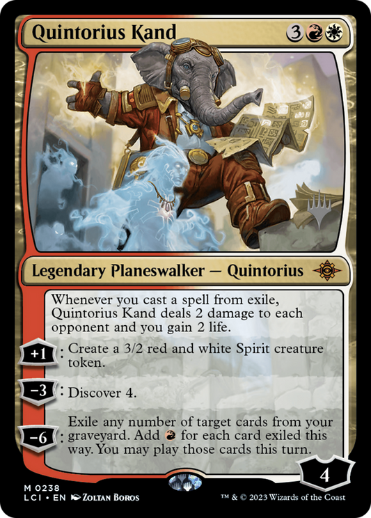 Quintorius Kand (Promo Pack) [The Lost Caverns of Ixalan Promos] Foil