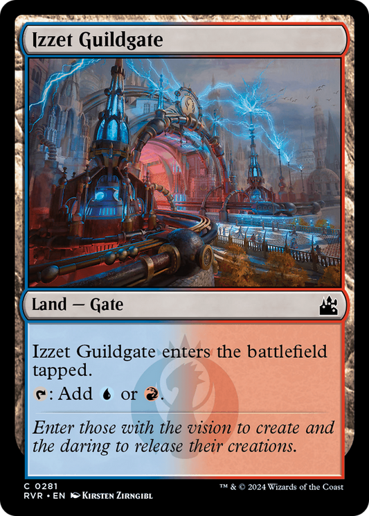 Izzet Guildgate [Ravnica Remastered] Foil