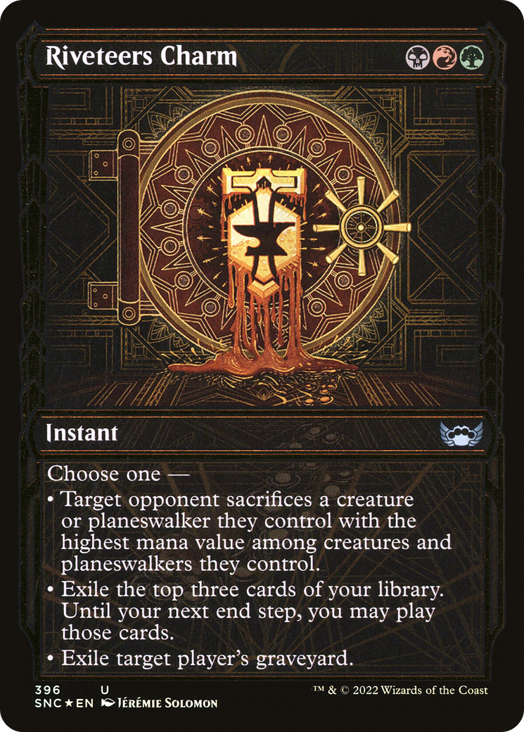 Riveteers Charm (Showcase Golden Age Gilded Foil) [Streets of New Capenna]