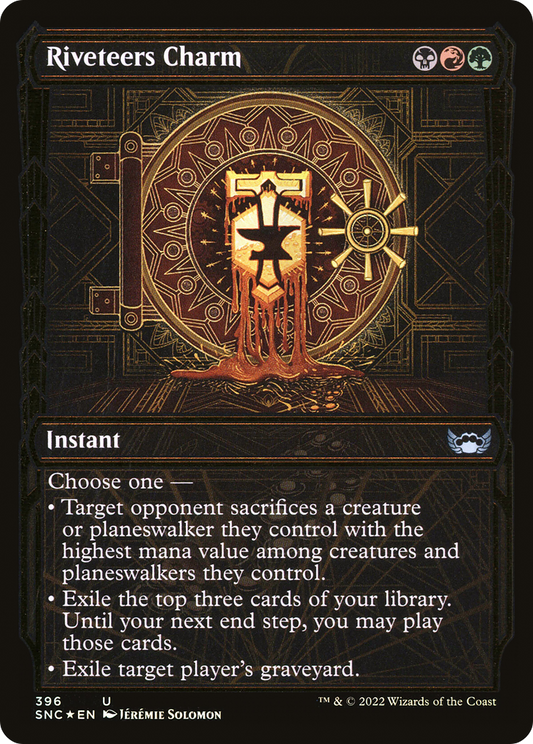 Riveteers Charm (Showcase Golden Age Gilded Foil) [Streets of New Capenna]