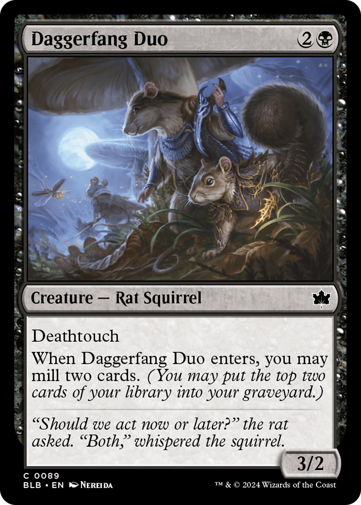 Daggerfang Duo [Bloomburrow] | Silver Goblin