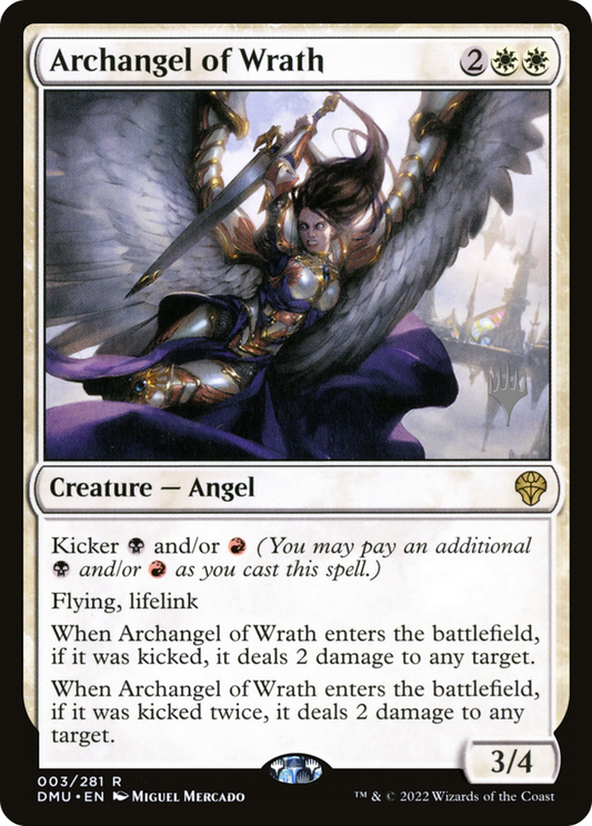 Archangel of Wrath (Promo Pack) [Dominaria United Promos] Foil