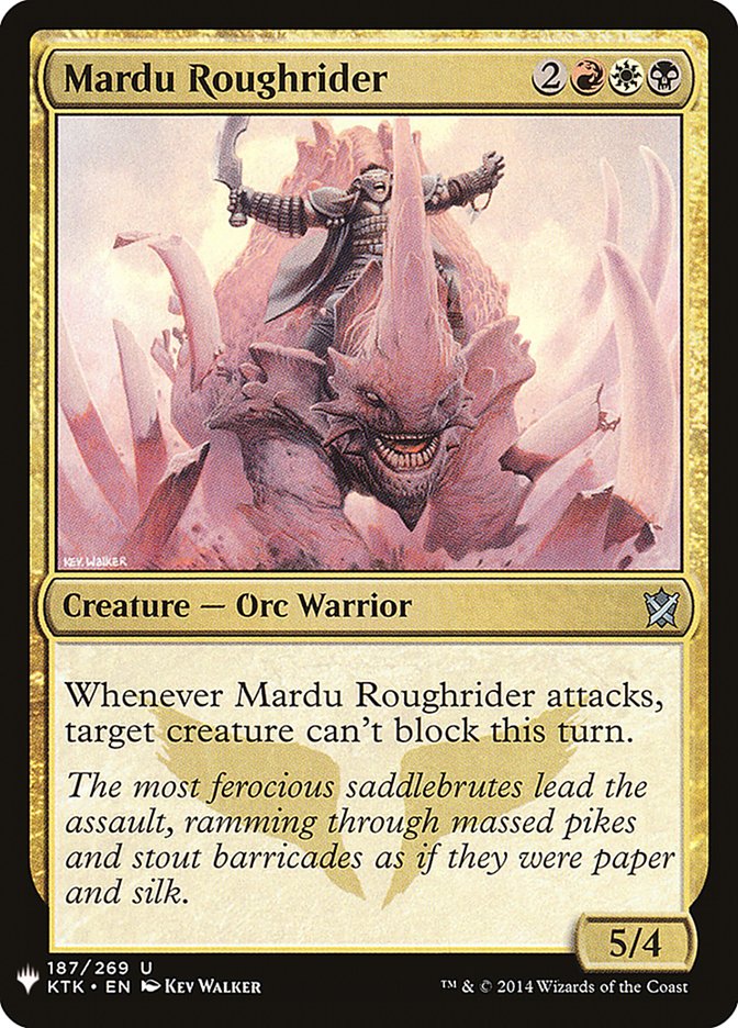 Mardu Roughrider [Mystery Booster] | Silver Goblin