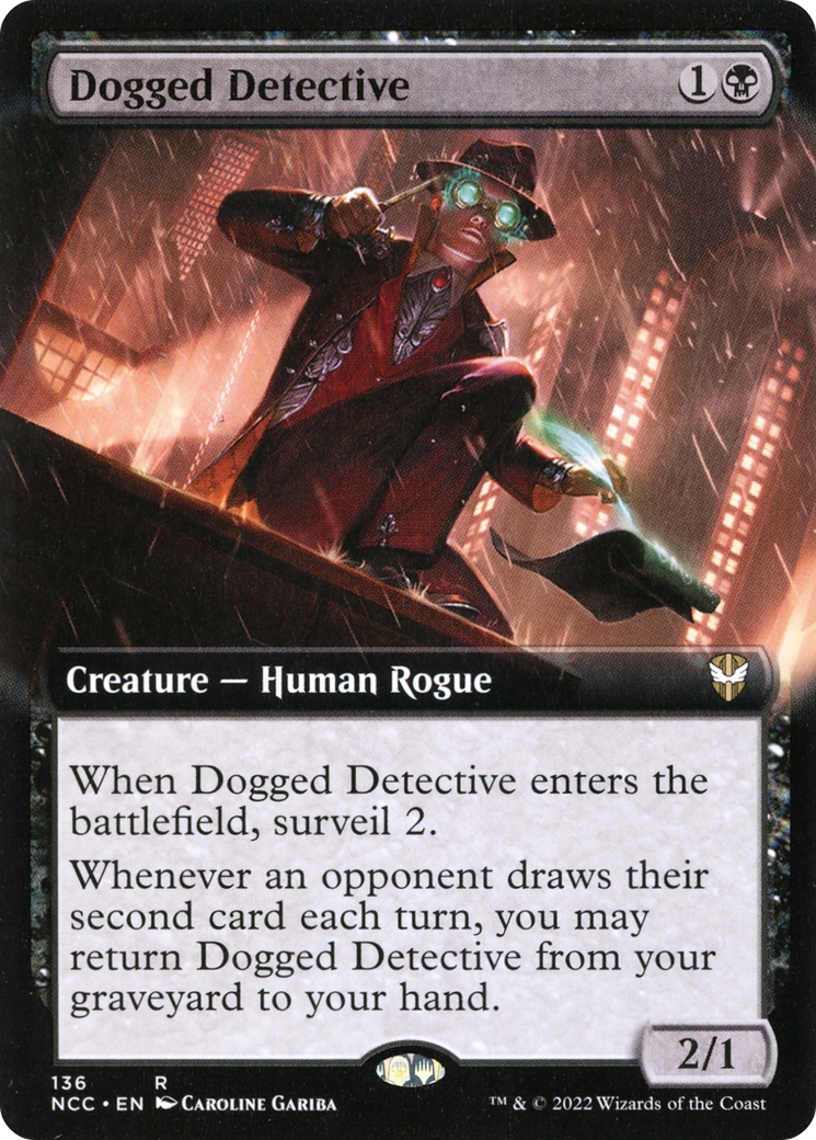 Dogged Detective (Extended Art) [Streets of New Capenna Commander]