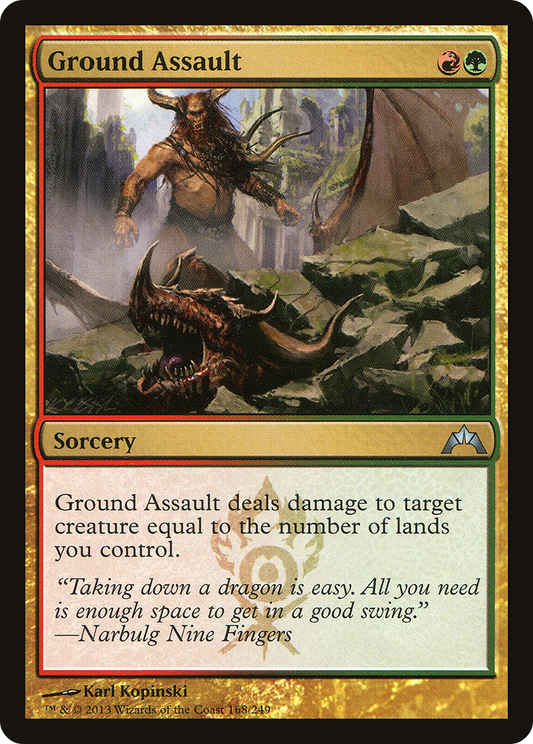 Ground Assault [Gatecrash] Foil