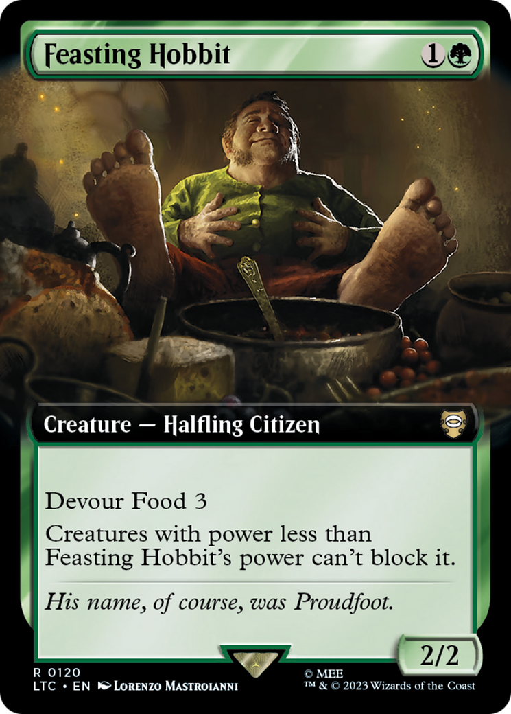 Feasting Hobbit (Extended Art) [The Lord of the Rings: Tales of Middle-Earth Commander]