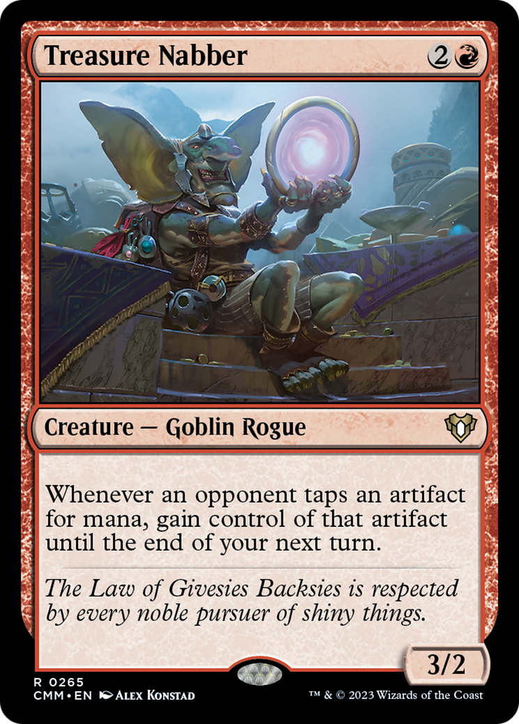 Treasure Nabber [Commander Masters] | Silver Goblin