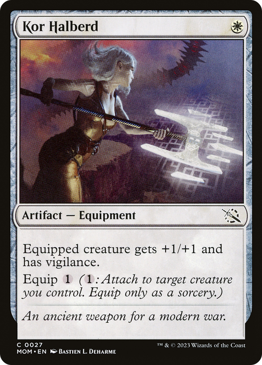 Kor Halberd [March of the Machine] Foil