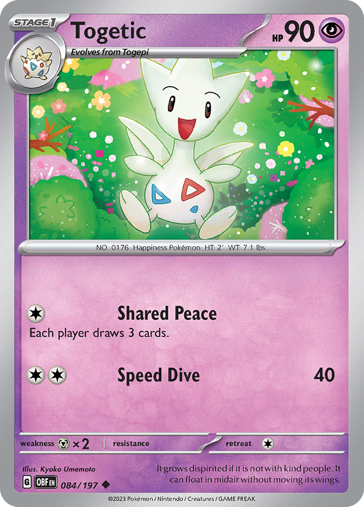 Togetic (084/197) [Scarlet & Violet: Obsidian Flames] | Silver Goblin