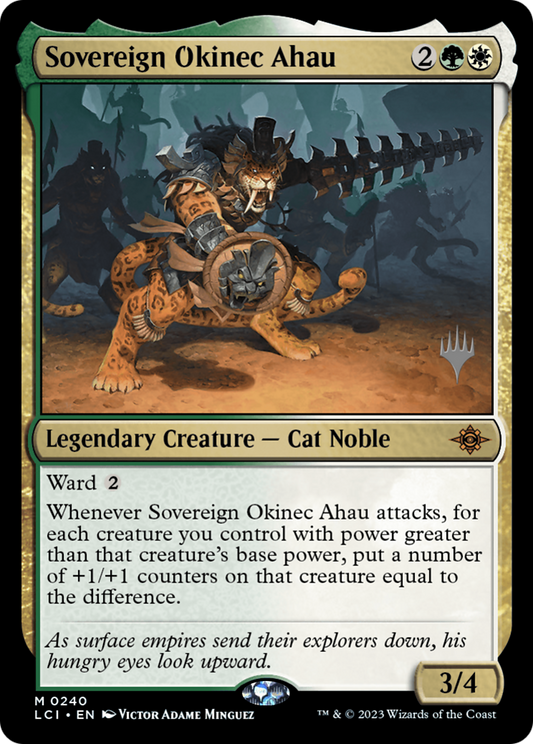 Sovereign Okinec Ahau (Promo Pack) [The Lost Caverns of Ixalan Promos] Foil
