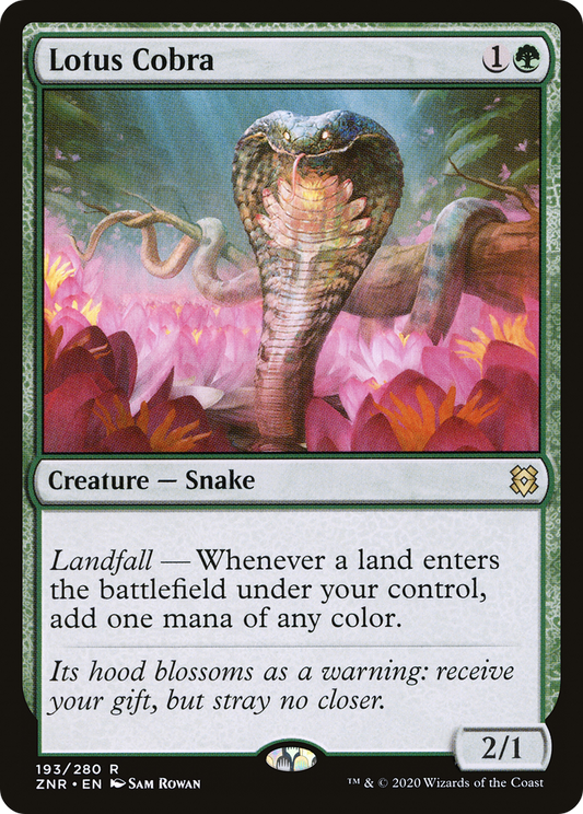 Lotus Cobra [Zendikar Rising] Foil