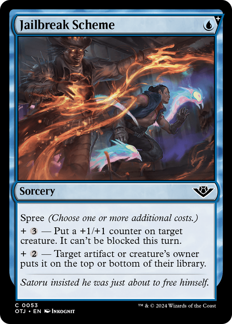 Jailbreak Scheme [Outlaws of Thunder Junction] Foil
