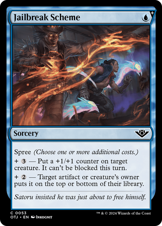 Jailbreak Scheme [Outlaws of Thunder Junction] Foil
