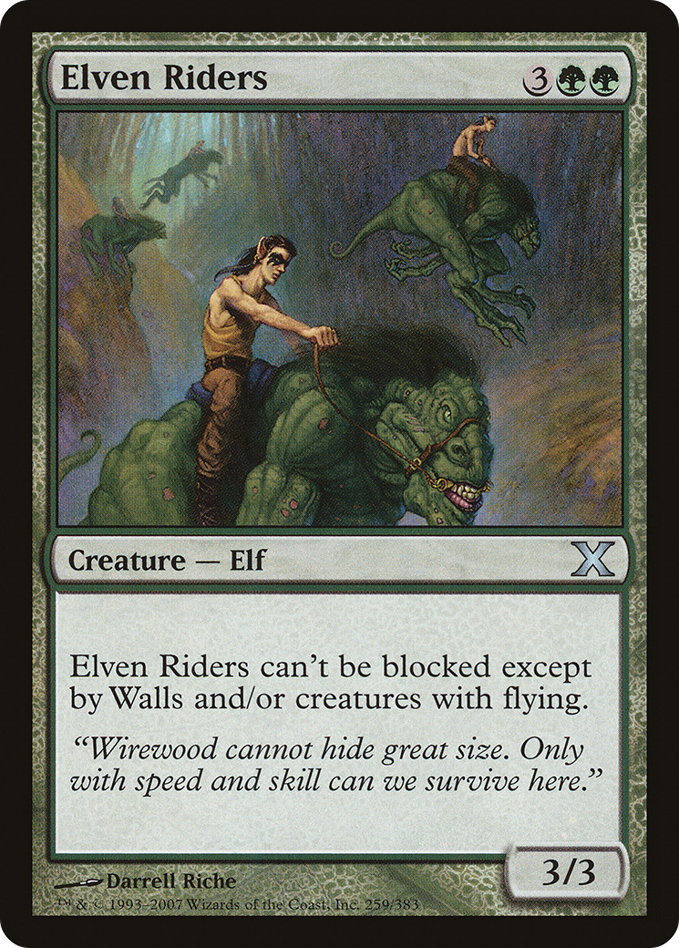 Elven Riders (259) - Tenth Edition