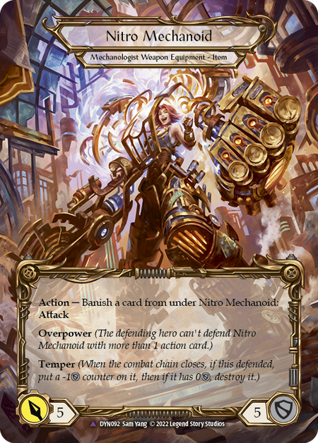 Construct Nitro Mechanoid // Nitro Mechanoid (Marvel) (DYN092) Cold Foil - Dynasty