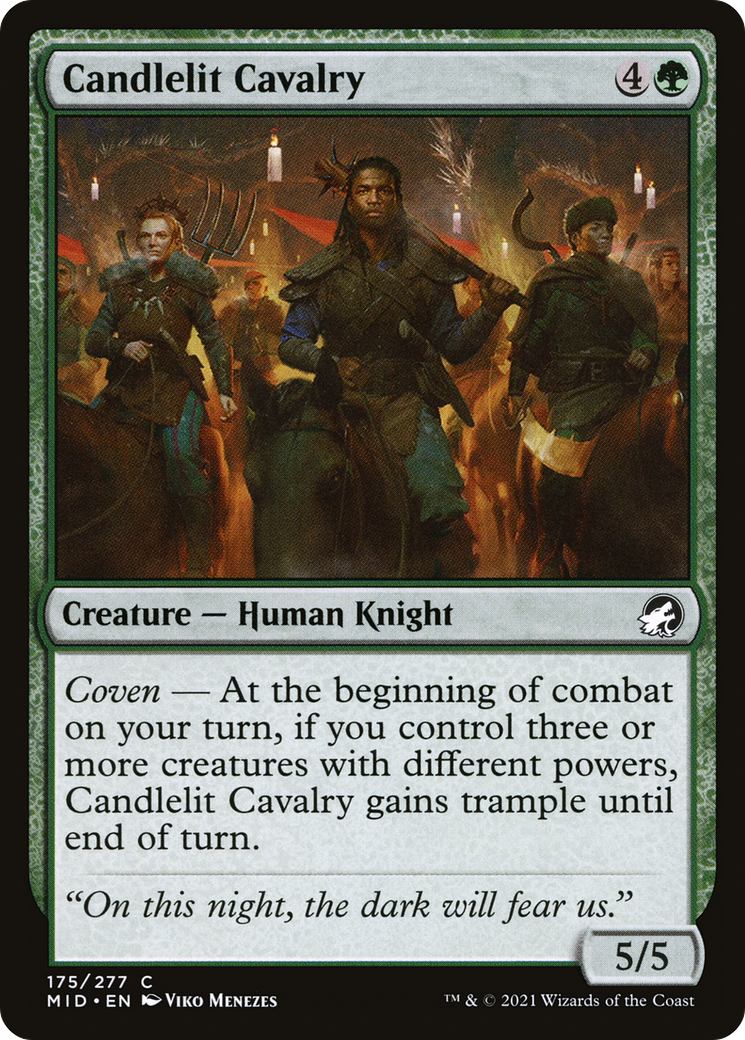 Candlelit Cavalry [Innistrad: Midnight Hunt] | Silver Goblin