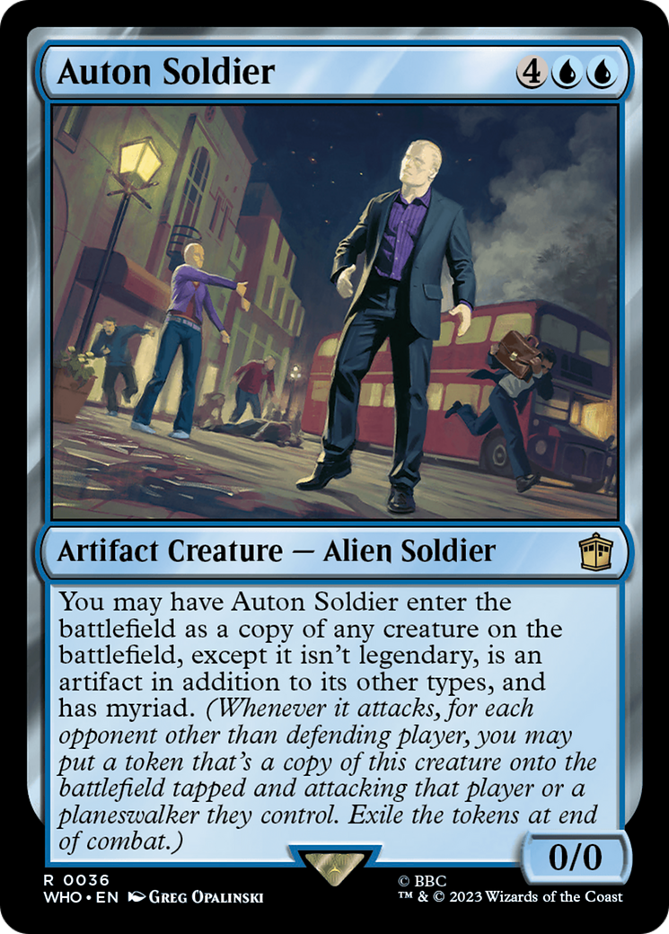 Auton Soldier [Doctor Who] | Silver Goblin