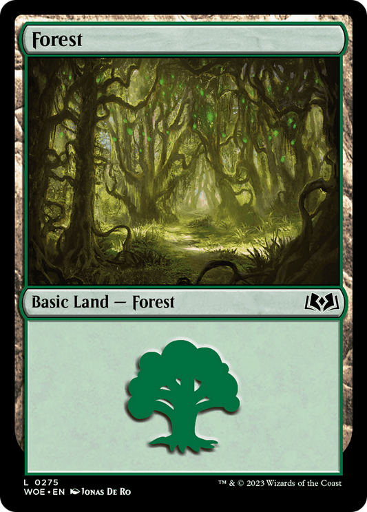 Forest (0275) [Wilds of Eldraine] Foil