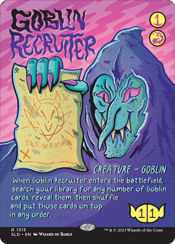 Goblin Recruiter (Rainbow Foil) [Secret Lair Drop Series] | Silver Goblin
