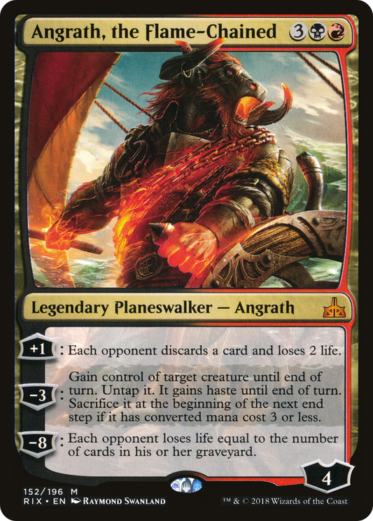 Angrath, the Flame-Chained [Rivals of Ixalan] Foil